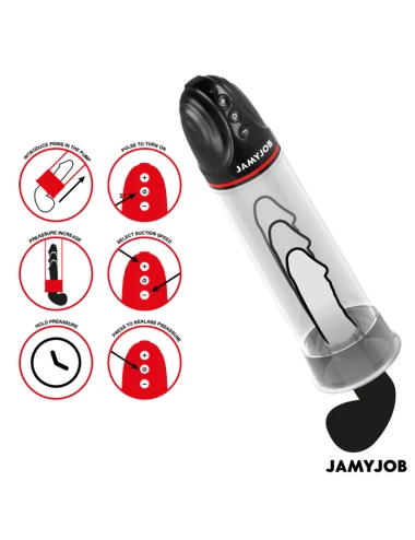 JAMYJOB - POMPE AUTOMATIQUE XPAND 3 NIVEAUX D'ASPIRATION GRIS