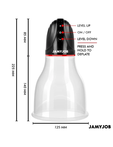 JAMYJOB - POMPE TESTIQUE AUTOMATIQUE XPAND LITE 3 NIVEAUX D'ASPIRATION GRIS