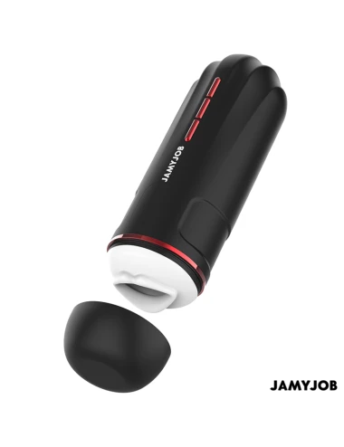 JAMYJOB - MASTURBATEUR BOUCHE AUTOMATIQUE MEGABITE 5 MODES D'ASPIRATION ET DE VIBRATION