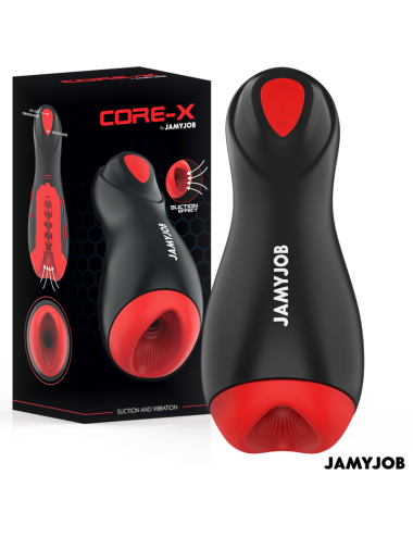 JAMYJOB - MASTURBATEUR AUTOMATIQUE CORE-X 5 MODES D'ASPIRATION ET DE VIBRATION