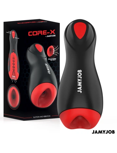 JAMYJOB - MASTURBATEUR AUTOMATIQUE CORE-X 5 MODES D'ASPIRATION ET DE VIBRATION