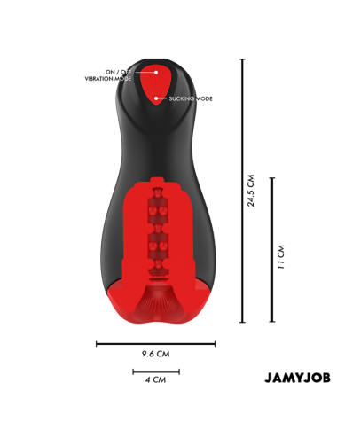 JAMYJOB - MASTURBATEUR AUTOMATIQUE CORE-X 5 MODES D'ASPIRATION ET DE VIBRATION