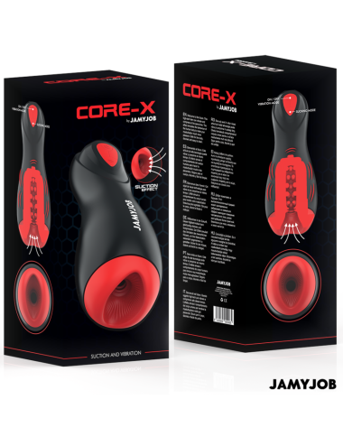 JAMYJOB - MASTURBATEUR AUTOMATIQUE CORE-X 5 MODES D'ASPIRATION ET DE VIBRATION