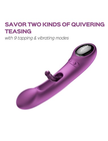 Tempo vibromasseur G-spot avec capteurs de pression et application
