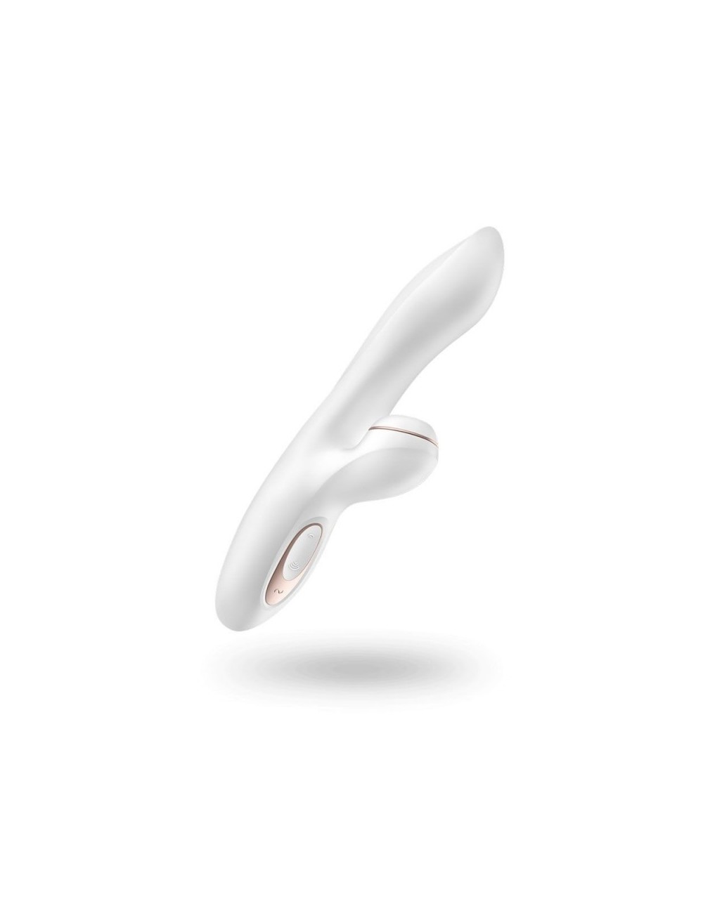 Stimulateur vibromasseur Satisfyer Pro G-Spot Rabbit - Blanc et Or rose Stimulateur vibromasseur Satisfyer Pro G-Spot Rabbit - Blanc et Or rose