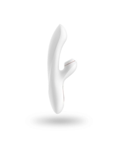 Stimulateur vibromasseur Satisfyer Pro G-Spot Rabbit - Blanc et Or rose