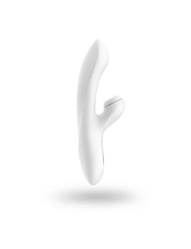 Stimulateur vibromasseur Satisfyer Pro G-Spot Rabbit - Blanc et Or rose