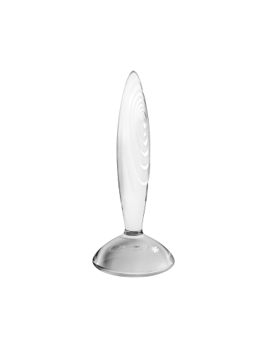 Gode anal en verre borosilicaté massif transparent Sparkling Crystal Satisfyer - CC597830