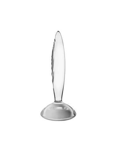 Gode anal en verre borosilicaté massif transparent Sparkling Crystal Satisfyer - CC597830