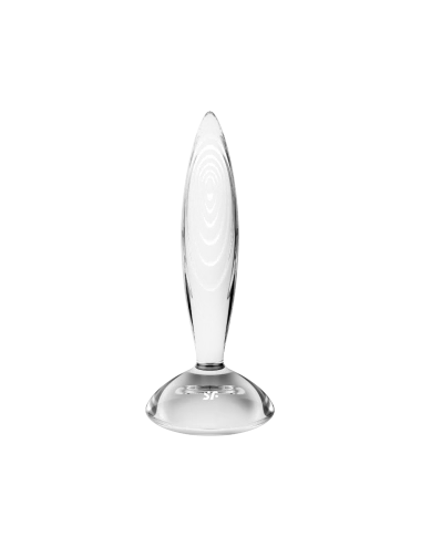 Gode anal en verre borosilicaté massif transparent Sparkling Crystal Satisfyer - CC597830