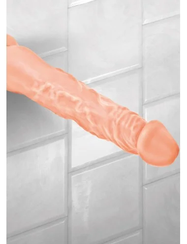 Gode plug réaliste grande taille avec ventouse 21cm - CC514112