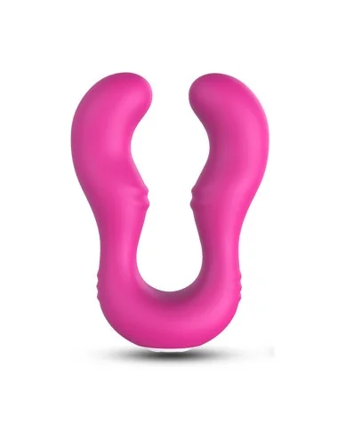 Vibromasseur Rose en forme de U double tête stimulateur point G - USK-V07PNK