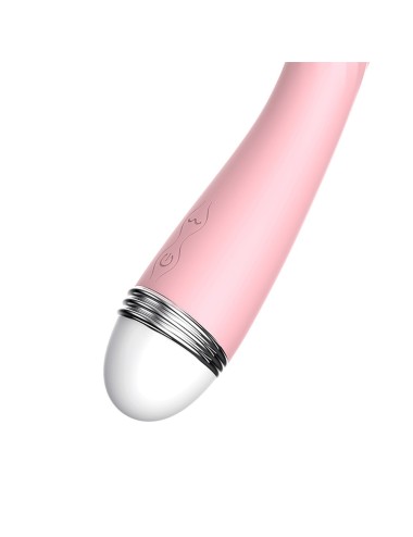 Vibromasseur rose vintage 10 vitesse USB - BOZ-074BPNK