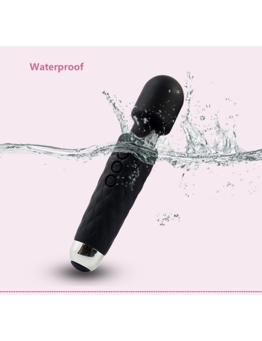 Vibromasseur Wand Noir - 20 vitesses -D03023BLK