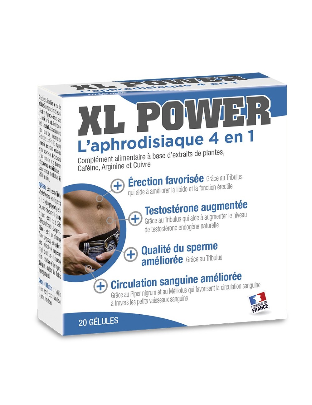 XL Power aphrodisiaque 4 en 1, 20 gélules - LAB33 XL Power aphrodisiaque 4 en 1, 20 gélules - LAB33