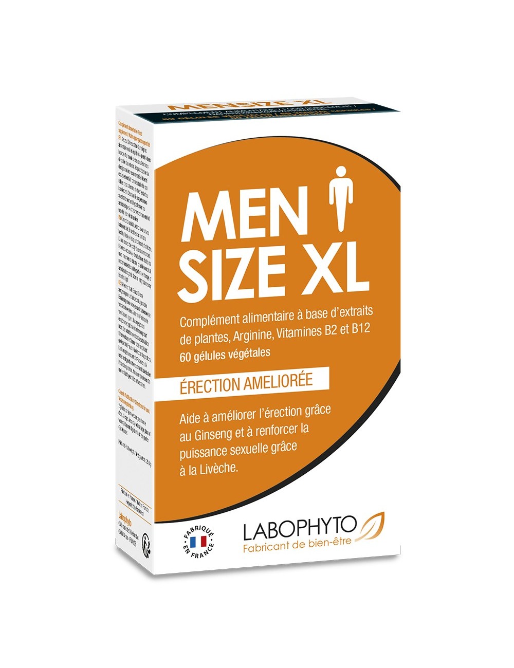MenSize XL érection et taille 60 gélules - LAB01 MenSize XL érection et taille 60 gélules - LAB01
