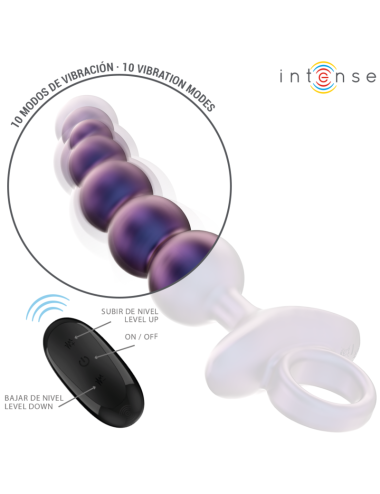 INTENSE - TITO PLUG ANAL VIBRANT MODÈLE 3 TÉLÉCOMMANDE