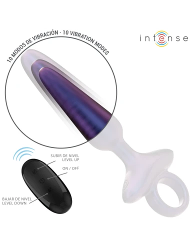 INTENSE - MARLON PLUG ANAL VIBRANT MODÈLE 4 TÉLÉCOMMANDE