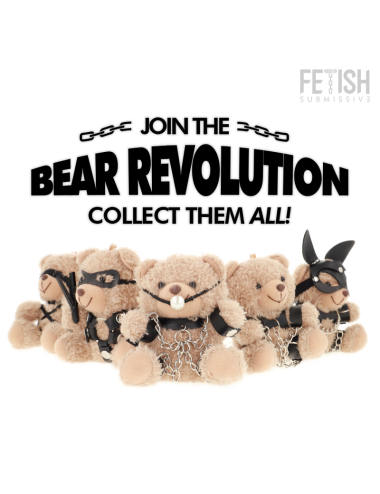 FETISH SUBMISSIVE - FOZZIE OURS EN PELUCHE MODÈLE BDSM 3