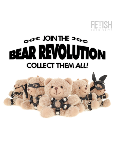 FETISH SUBMISSIVE - BONGO OURS EN PELUCHE MODÈLE BDSM 4