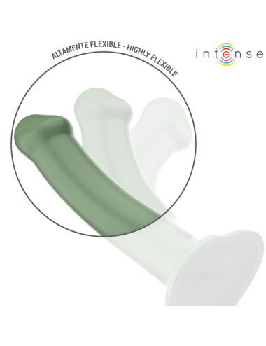 INTENSE - BECCA VIBRATEUR AVEC VENTOUSE 10 VIBRATIONS TÉLÉCOMMANDE VERTE