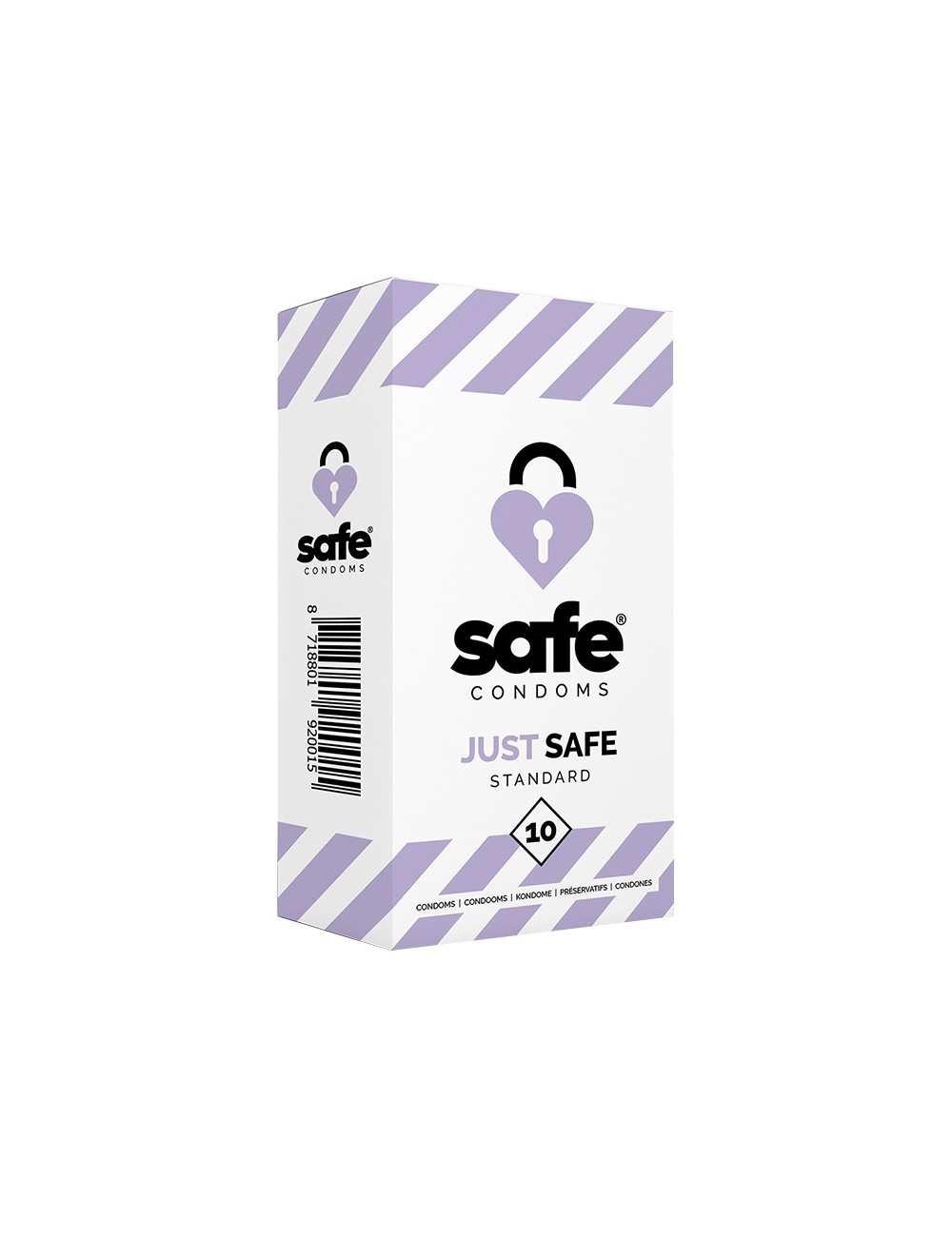 10 préservatifs Just Safe Standard 10 préservatifs Just Safe Standard