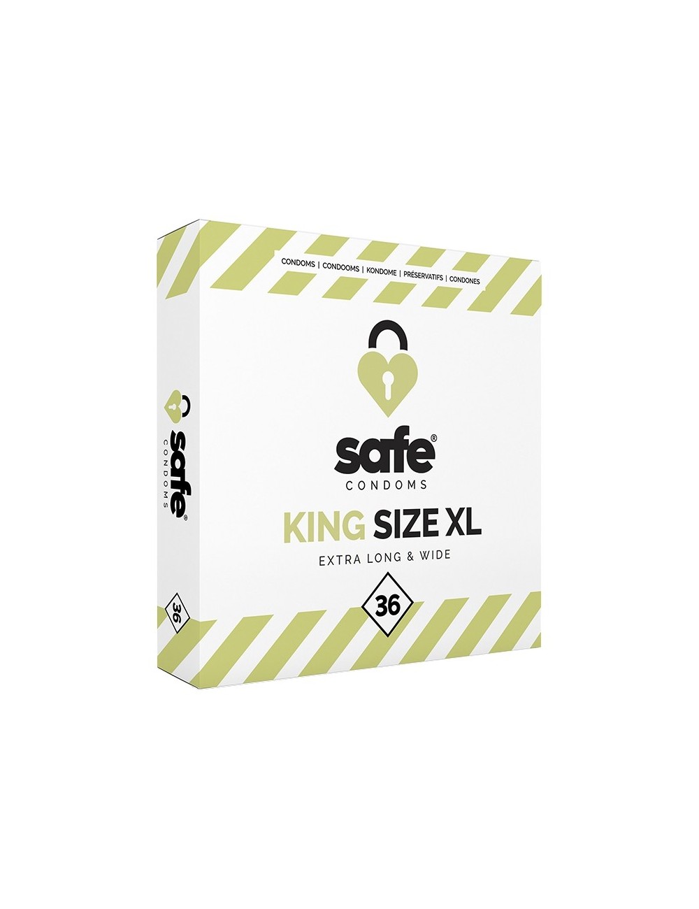 36 préservatifs Safe King Size XL 36 préservatifs Safe King Size XL