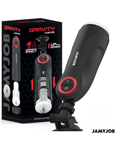 JAMYJOB - MASTURBATEUR VAGIN AUTOMATIQUE PAR GRAVITÉ 5 MODES D'ASPIRATION
