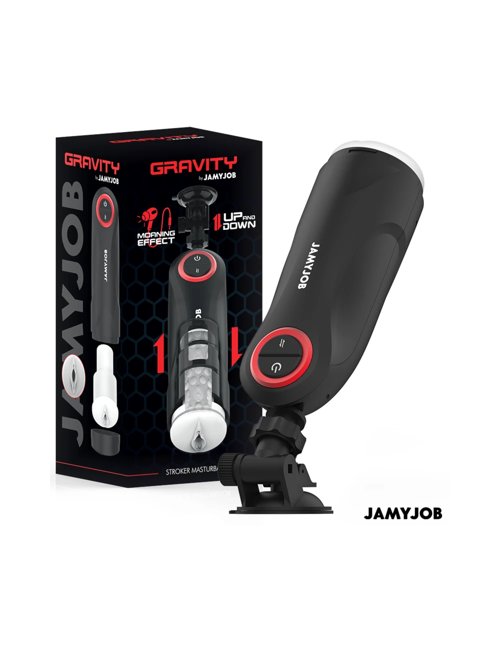 JAMYJOB - MASTURBATEUR VAGIN AUTOMATIQUE PAR GRAVITÉ 5 MODES D'ASPIRATION JAMYJOB - MASTURBATEUR VAGIN AUTOMATIQUE PAR GRAVITÉ 5 MODES D'ASPIRATION