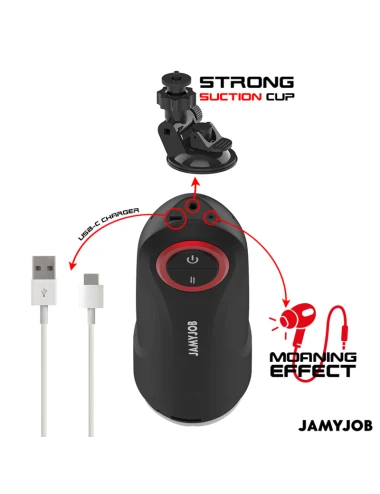 JAMYJOB - MASTURBATEUR VAGIN AUTOMATIQUE PAR GRAVITÉ 5 MODES D'ASPIRATION