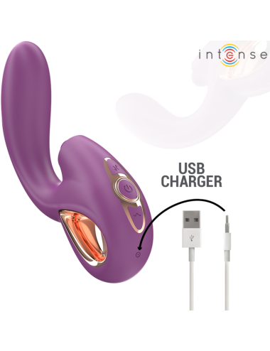 INTENSE - LALI VIBRATEUR MULTIFONCTION POINT G TAPPING & THRUST & VIBRATION VIOLET