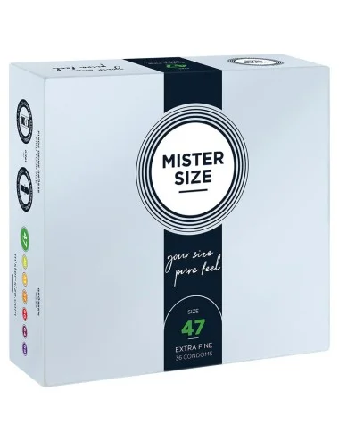 MISTER SIZE - PRÉSERVATIFS TAILLE XS 47 MM (36 UNITÉS)