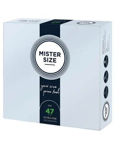 MISTER SIZE - PRÉSERVATIFS TAILLE XS 47 MM (36 UNITÉS)
