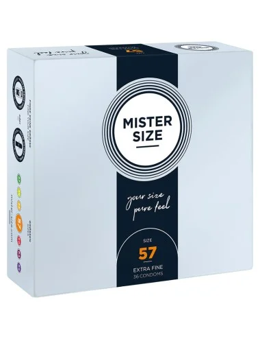 MISTER SIZE - PRÉSERVATIF TAILLE L 57 MM (36 UNITÉS)