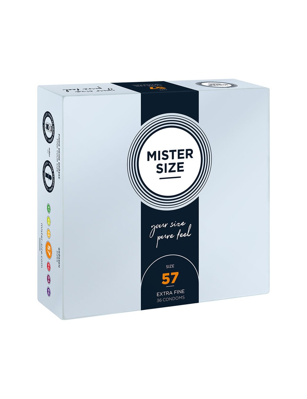 MISTER SIZE - PRÉSERVATIF TAILLE L 57 MM (36 UNITÉS) MISTER SIZE - PRÉSERVATIF TAILLE L 57 MM (36 UNITÉS)