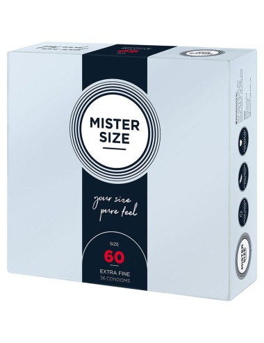 MISTER SIZE - PRÉSERVATIF TAILLE XL 60 MM (36 UNITÉS)