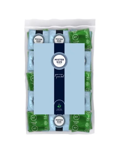MISTER SIZE - PRÉSERVATIF TAILLE XS 47 MM (100 UNITÉS)