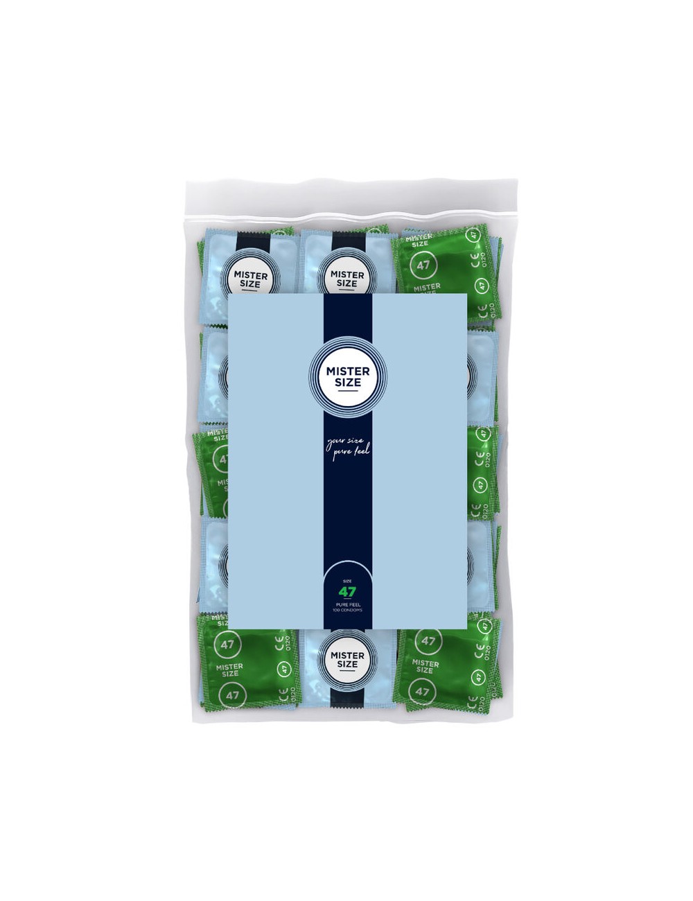 MISTER SIZE - PRÉSERVATIF TAILLE XS 47 MM (100 UNITÉS)
