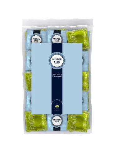 MISTER SIZE - PRÉSERVATIF TAILLE S 49 MM (100 UNITÉS)