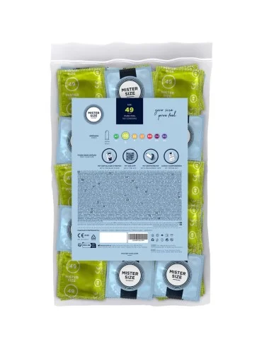 MISTER SIZE - PRÉSERVATIF TAILLE S 49 MM (100 UNITÉS)