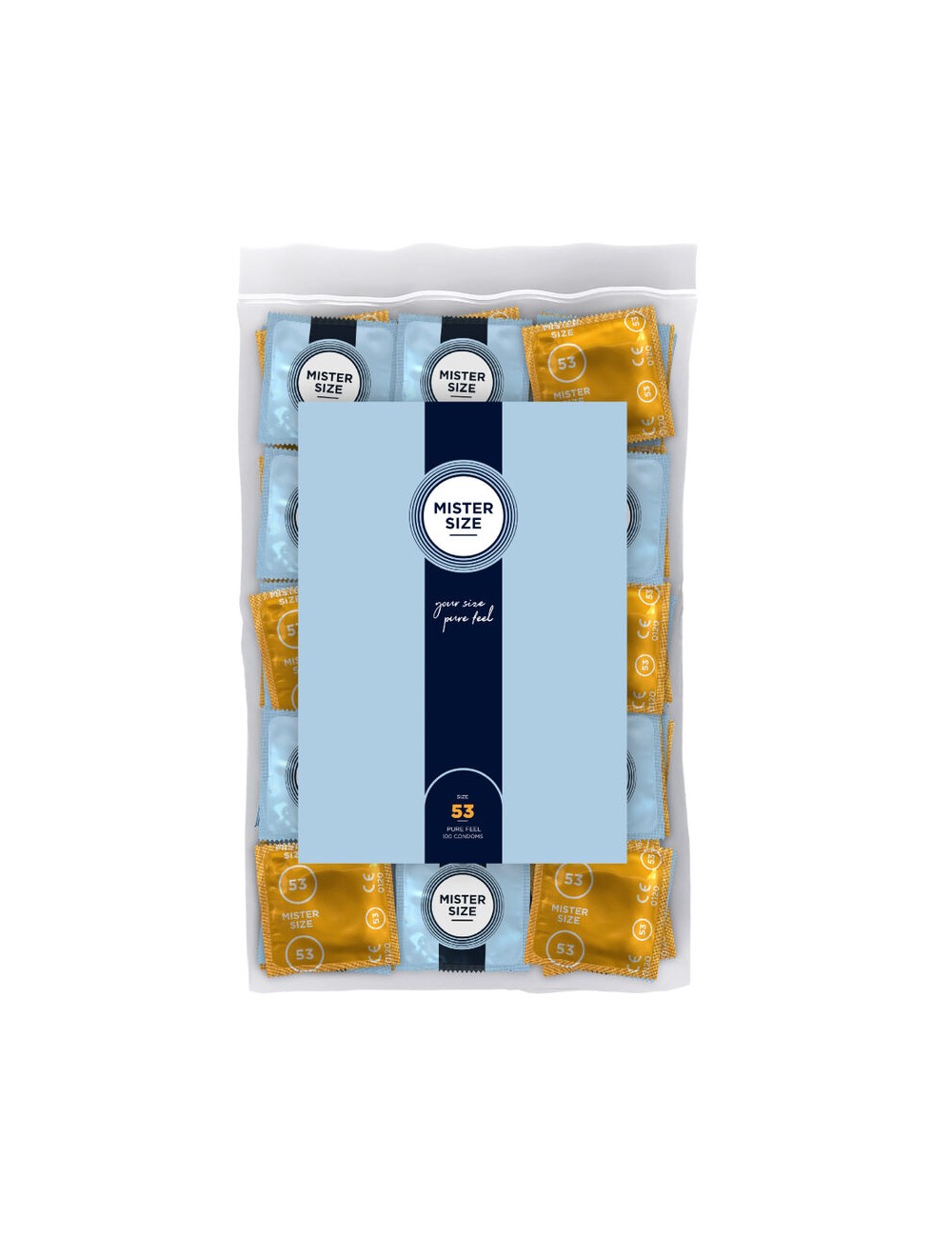 MISTER SIZE - PRÉSERVATIF TAILLE M 53 MM (100 UNITÉS) MISTER SIZE - PRÉSERVATIF TAILLE M 53 MM (100 UNITÉS)