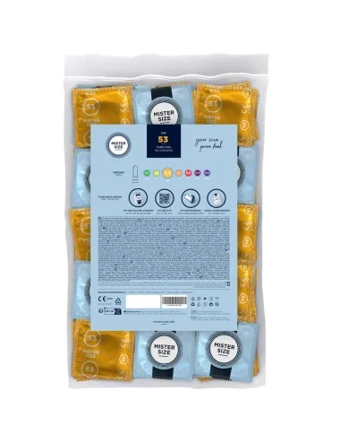 MISTER SIZE - PRÉSERVATIF TAILLE M 53 MM (100 UNITÉS)