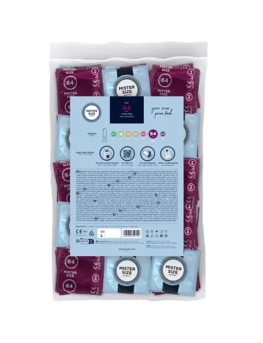 MISTER SIZE - PRÉSERVATIFS TAILLE XXL 64 MM (100 UNITÉS)