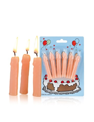 6 bougies pénis