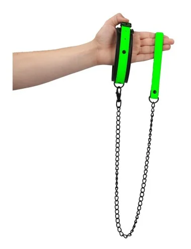 Collier et laisse phosphorescents - Ouch