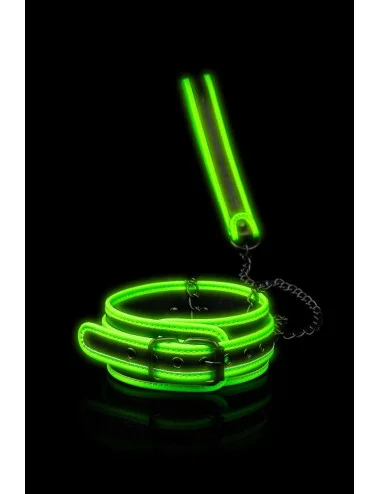 Collier et laisse phosphorescents - Ouch