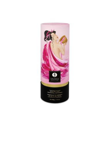 Sel de bain moussant - Cristaux d'orient - Aphrodisia rose