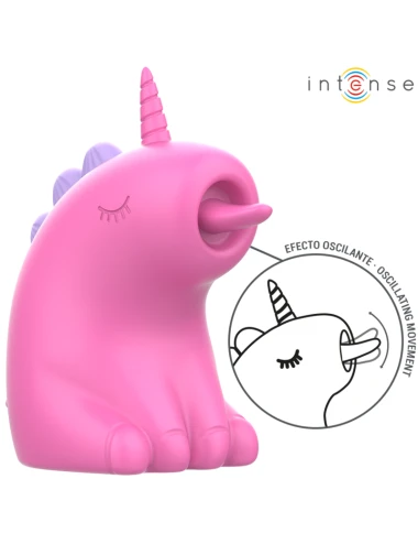 INTENSE - PINKIE STIMULATEUR LICORNE FUCSIA