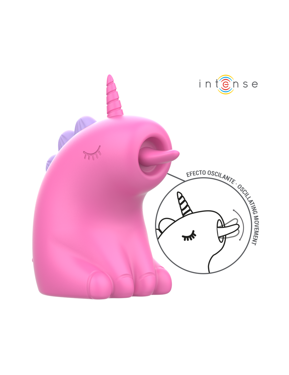 INTENSE - PINKIE STIMULATEUR LICORNE FUCSIA