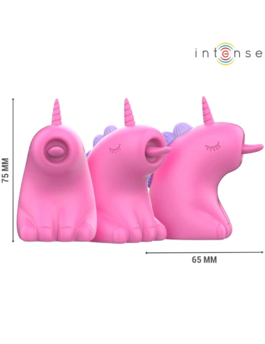 INTENSE - PINKIE STIMULATEUR LICORNE FUCSIA